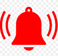 Online Alert Notification (Image of Symbolic Bell Icon)